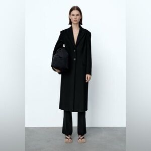 Zara Mid Rise Slit Pants